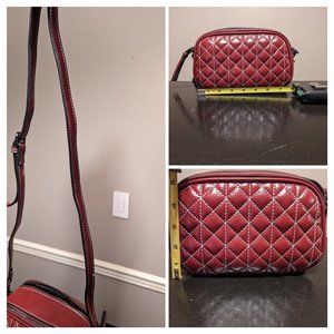 Burgundy Crossbody Purse with Adjustable Strap